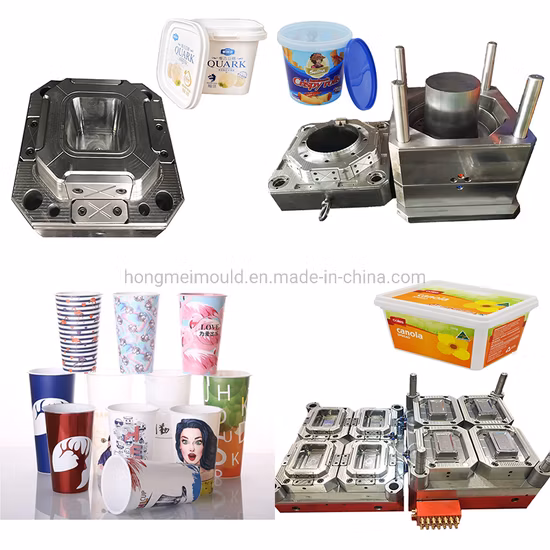 Caja de almacenamiento de plástico para aperitivos y alimentos para el hogar, gran oferta, etiquetado, fabricante de moldes de inyección Iml