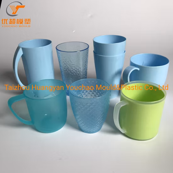 Molde de inyección de taza de taza de agua de plástico PP